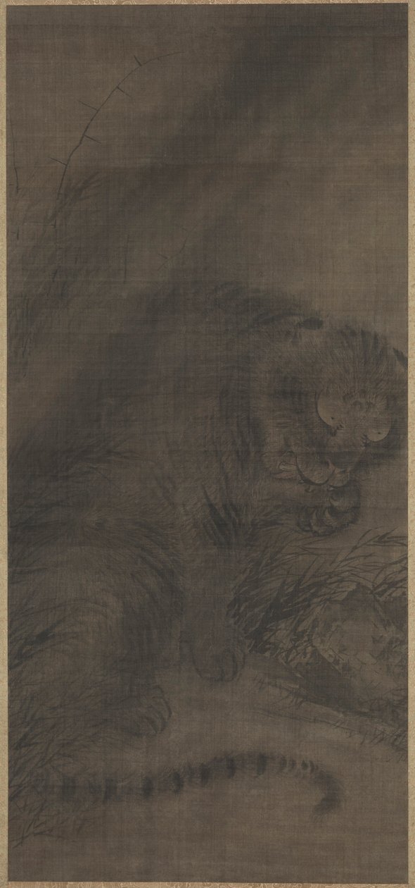 Tiger, c. 1250-1279. tekijältä Fachang Muqi