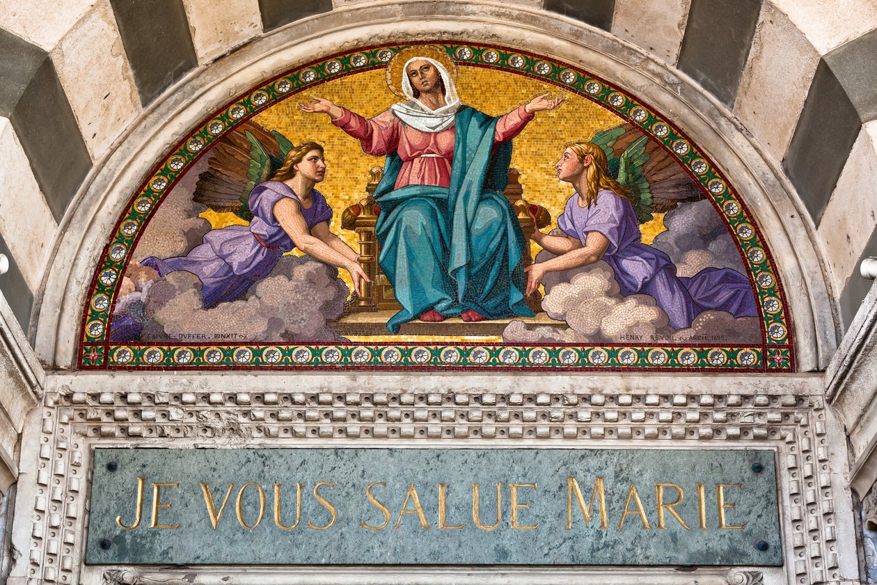 Notre-Dame-de-la-Garden basilika, Ylösnousemus, Marseille, Bouches-du-Rhône, 2012 (kuva) (kuva) tekijältä Faivre-Duffer Faivre-Duffer
