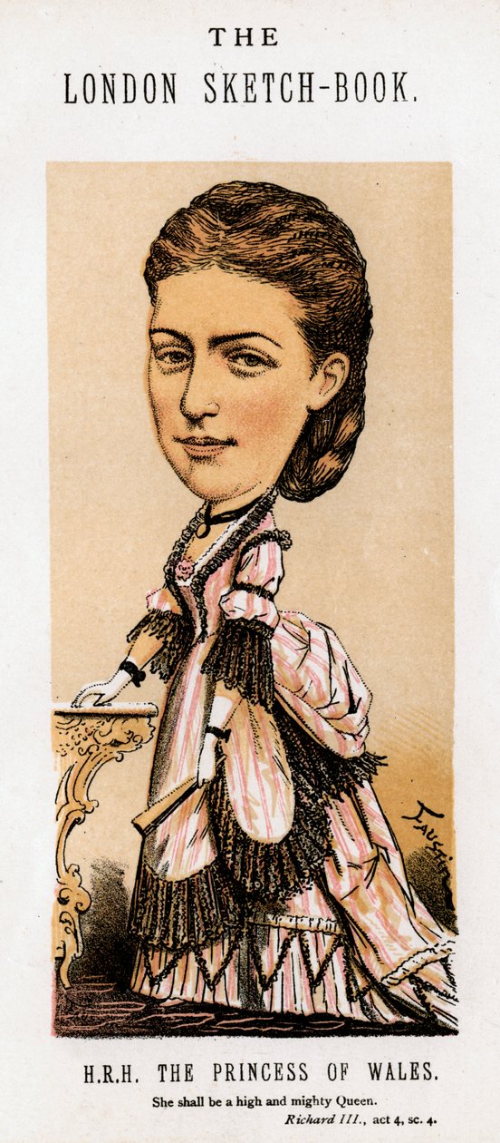 Alexandra Tanskan, Walesin prinsessa, 1874. tekijältä Faustin