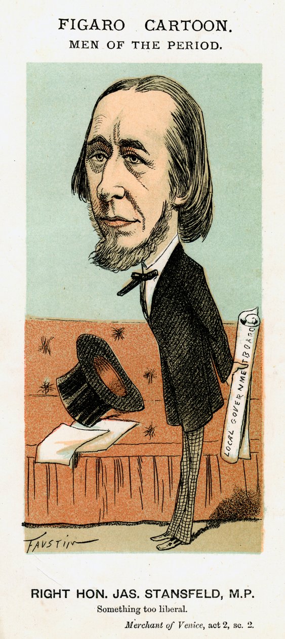 James Stansfeld, brittiläinen poliitikko, 1871-1874. tekijältä Faustin