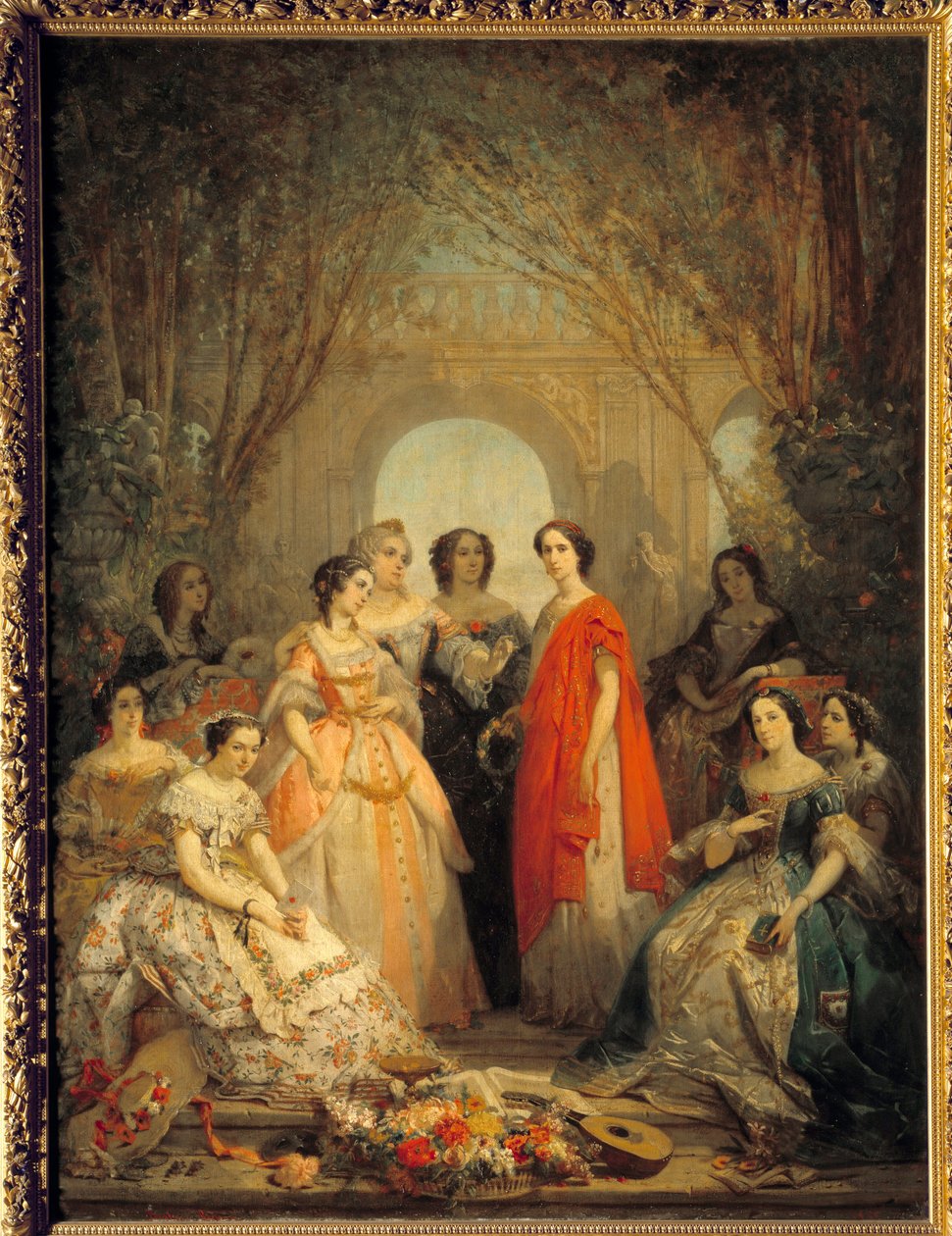 The Ladies Societarians of Comedie Francaise roolissaan tekijältä Faustin Besson