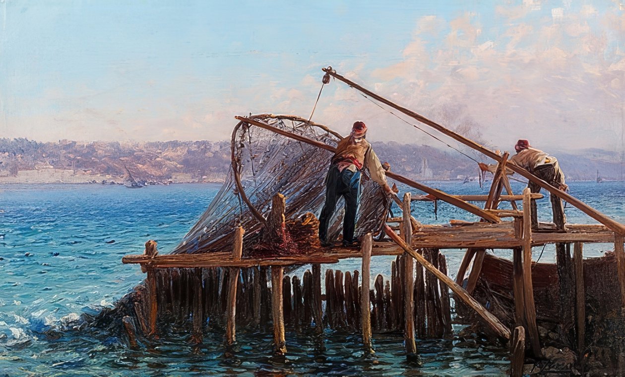 Kalastajat tekijältä Fausto Zonaro
