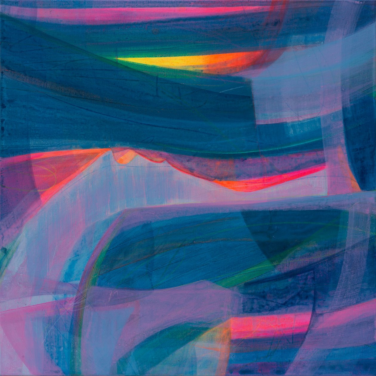 Isoja rohkeita päätöksiä, 2020 (akryyli kankaalle) tekijältä Faye Bridgwater