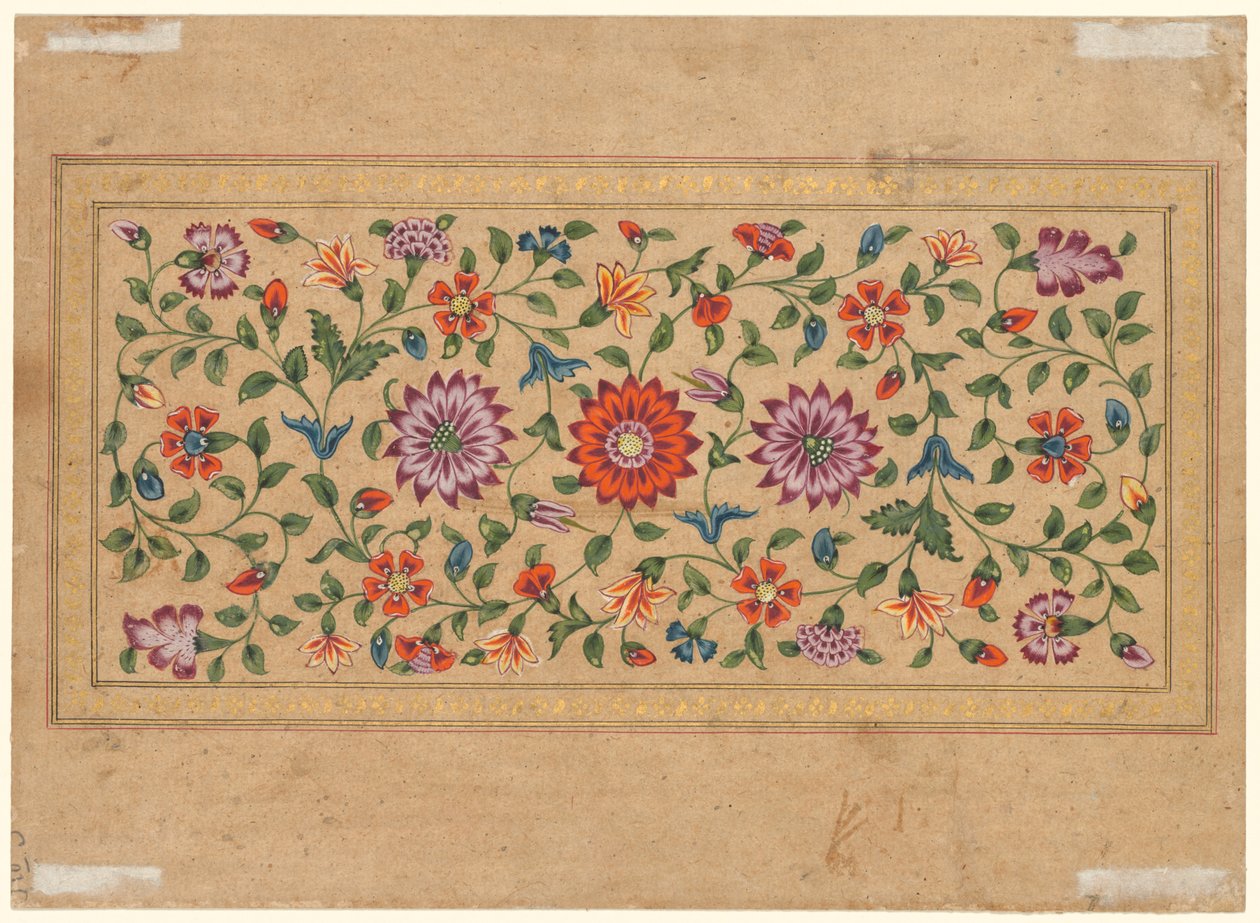 Scrolling Floral Vines, 1755. tekijältä Fayzullah