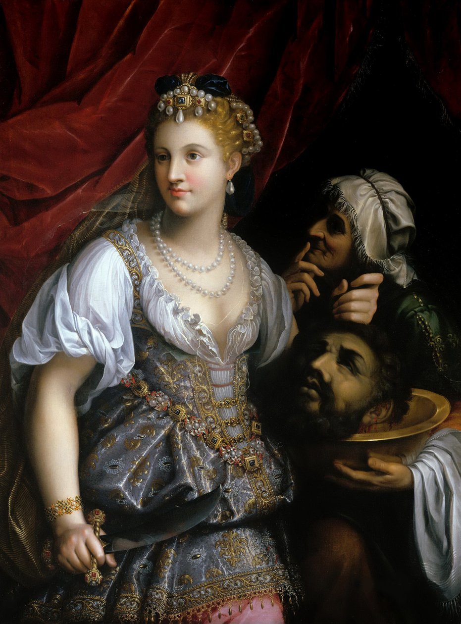 Judith Holofernesin pään kanssa, n. 1600. tekijältä Fede Galizia