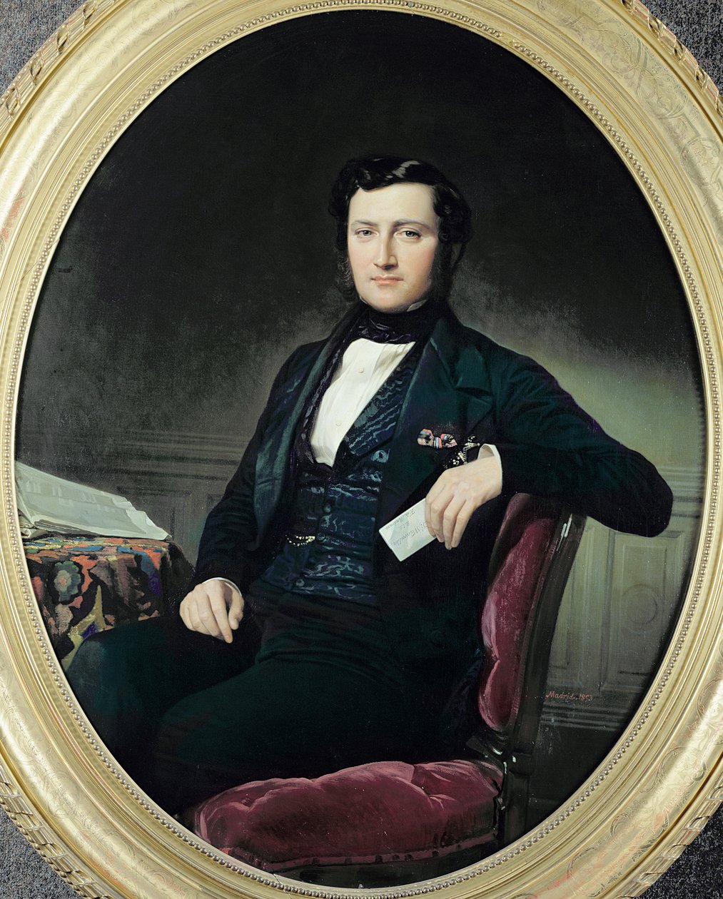 Paroni Weisweillerin muotokuva, 1853 tekijältä Federico de Madrazo y Kuntz