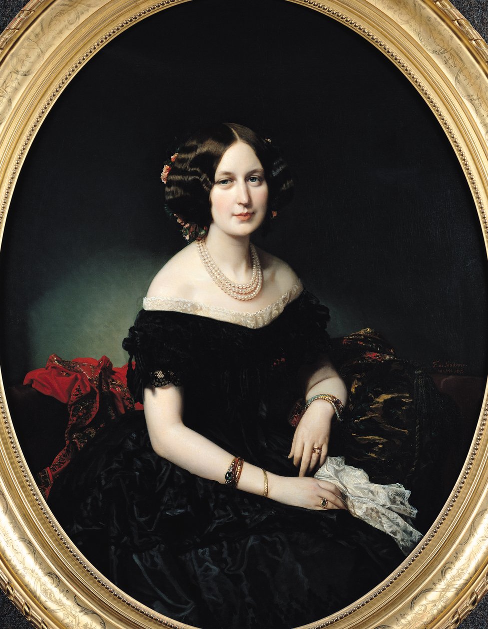 Weisweillerin paronitar muotokuva, 1853 tekijältä Federico de Madrazo y Kuntz