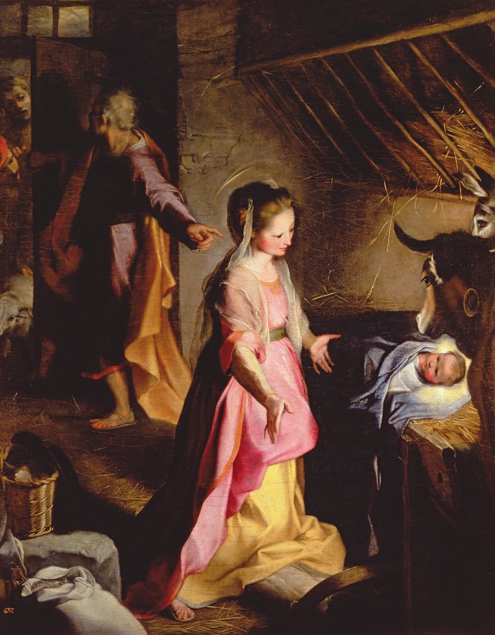 Lapsen palvonta, 1597 tekijältä Federico Barocci
