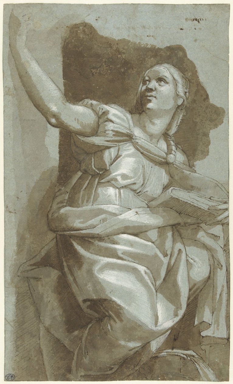 Kumalainen Sibyl tekijältä Federico Barocci (attributed to)