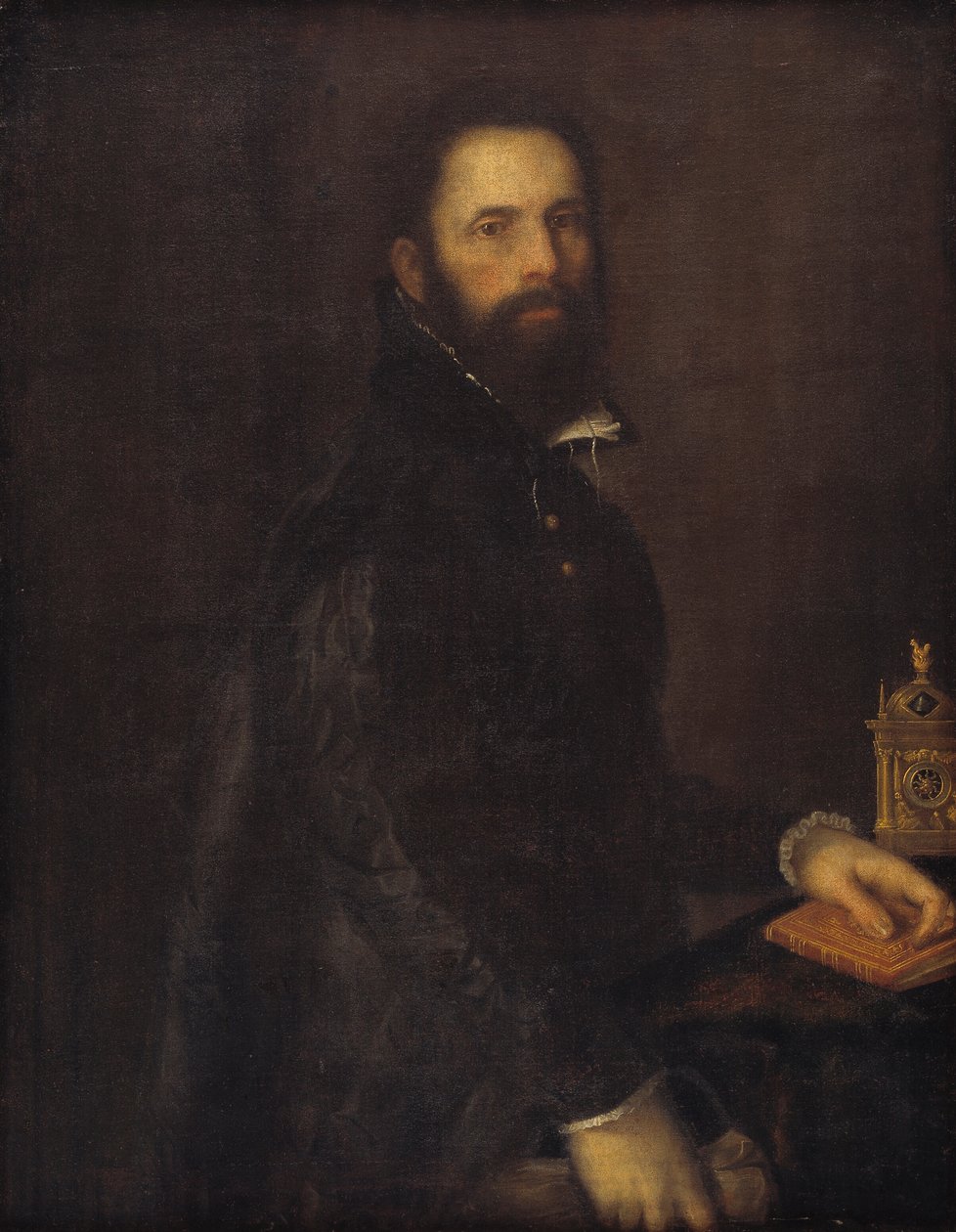 Tanskan kieli: Portræt af Antonio Galli Antonio Gallin muotokuva tekijältä Federico Barocci