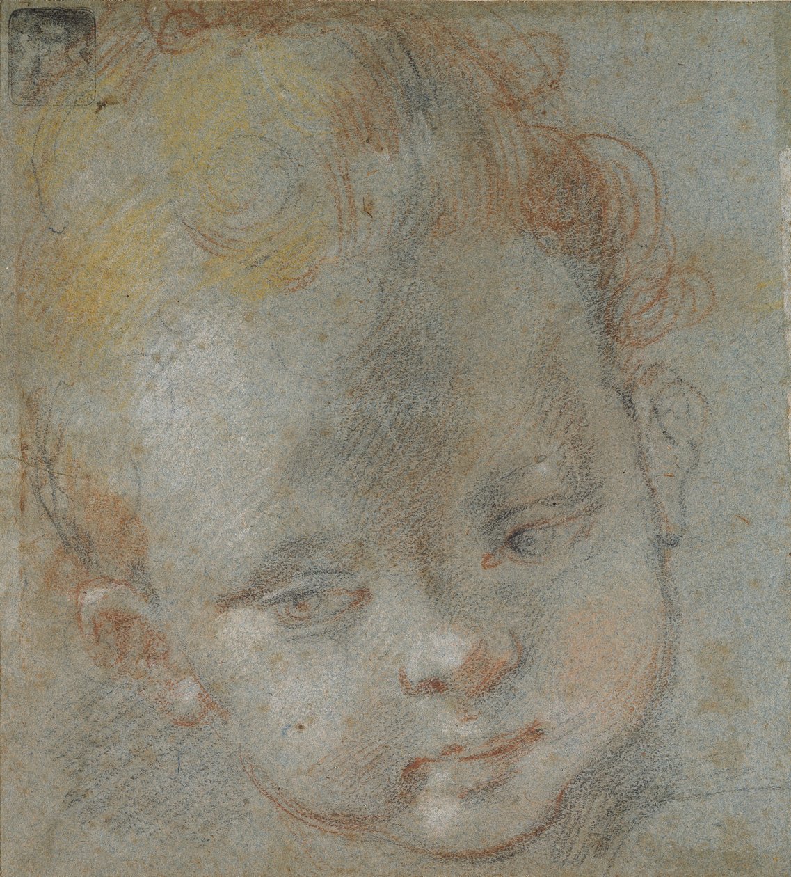Lapsen pää, 1500-luvun loppu tekijältä Federico Barocci