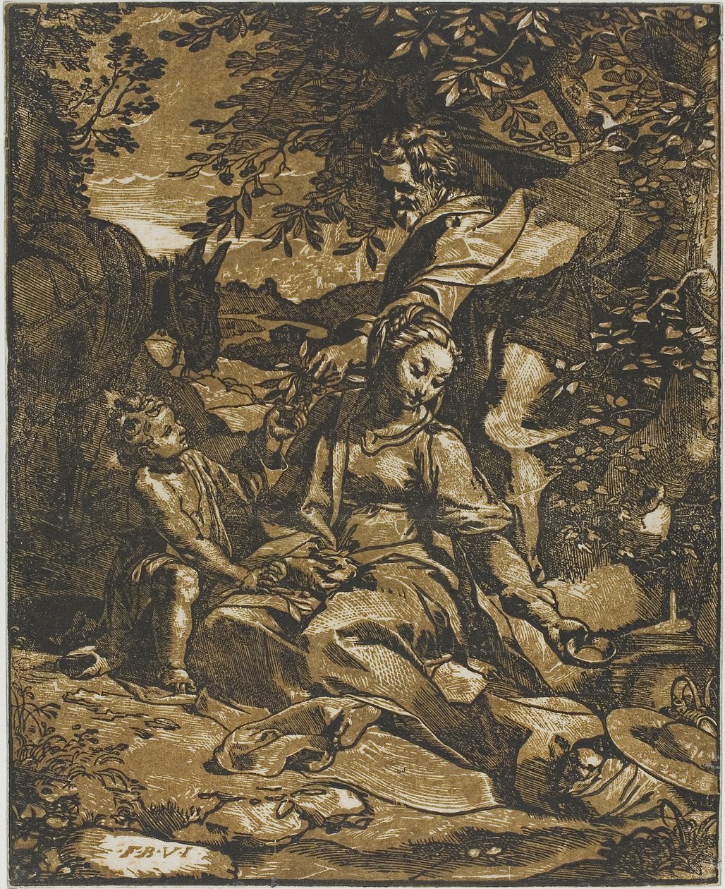 Lepo pakomatkalla Egyptiin tekijältä Federico Barocci