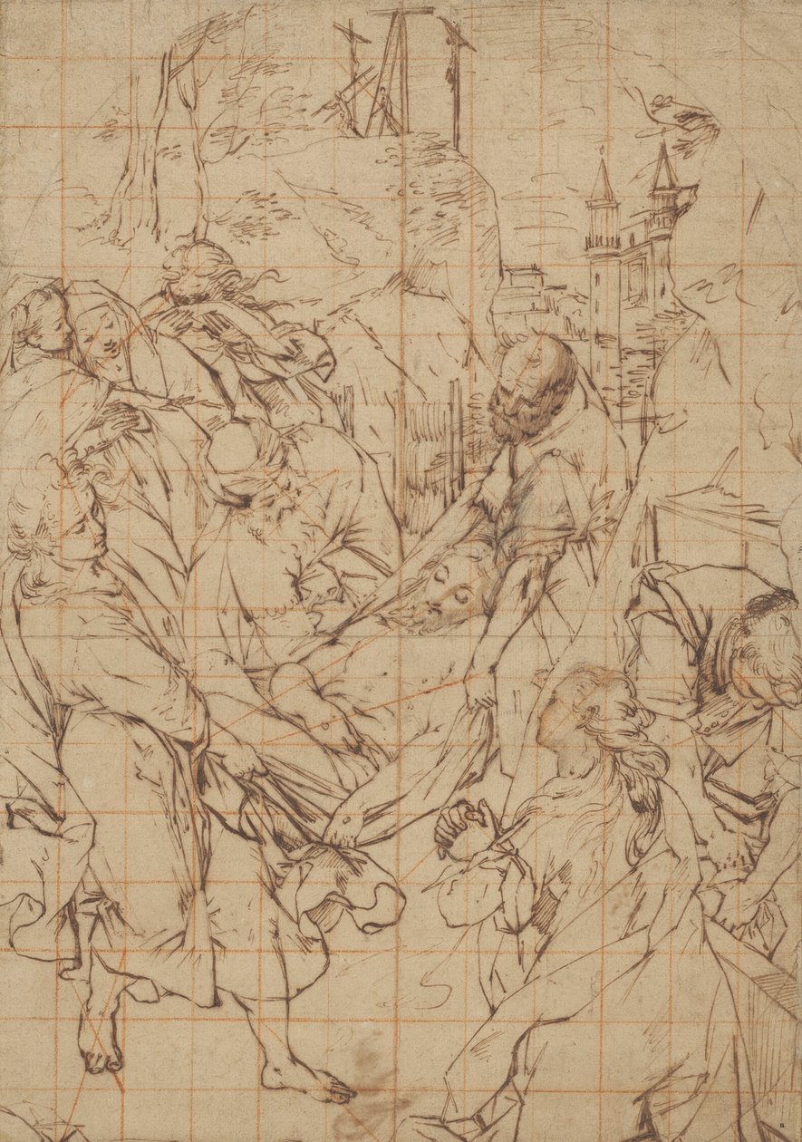 Kristuksen hautaaminen tekijältä Federico Barocci