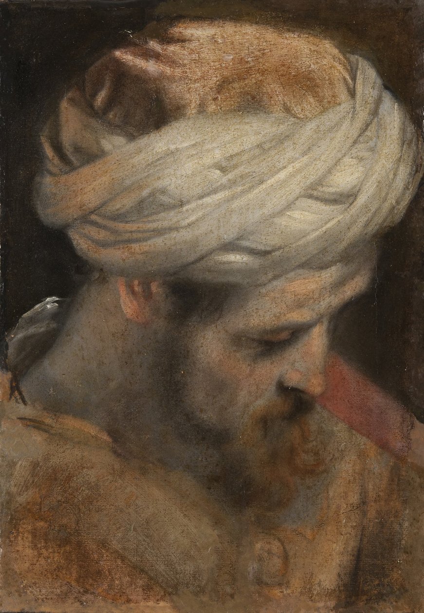 Papin pää, tutkielma teokseen "Ympärileikkaus" tekijältä Federico Barocci