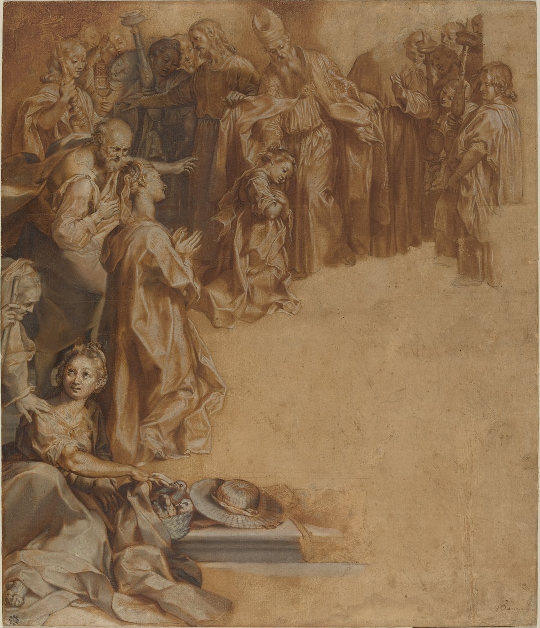 Neitsyen esitys temppelissä tekijältä Federico Barocci