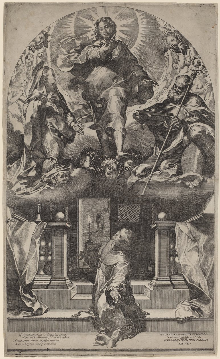 Pyhän Franciscuksen visio tekijältä Federico Barocci