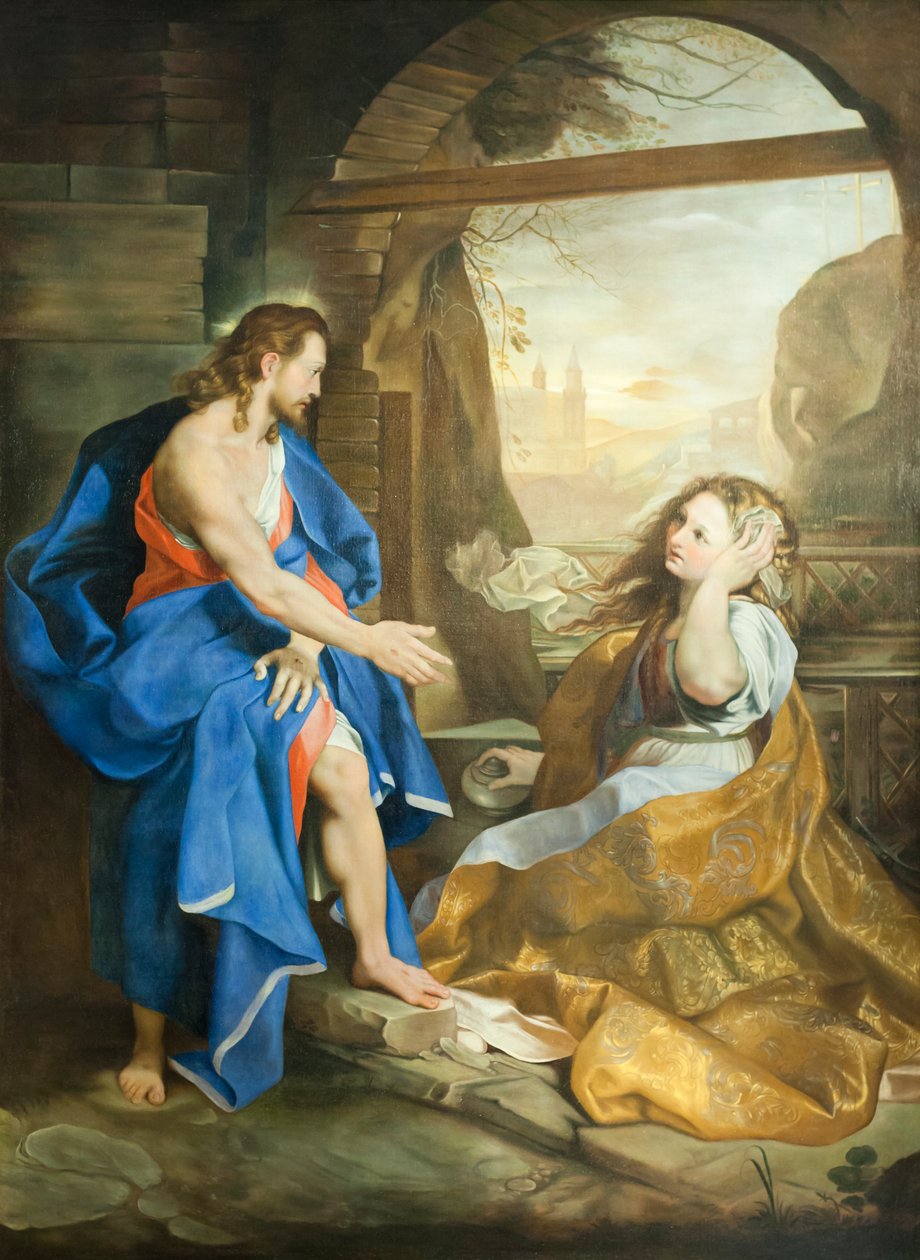 Noli Me Tangere (öljy kankaalle) tekijältä Federico Fiori (after) Barocci or Baroccio
