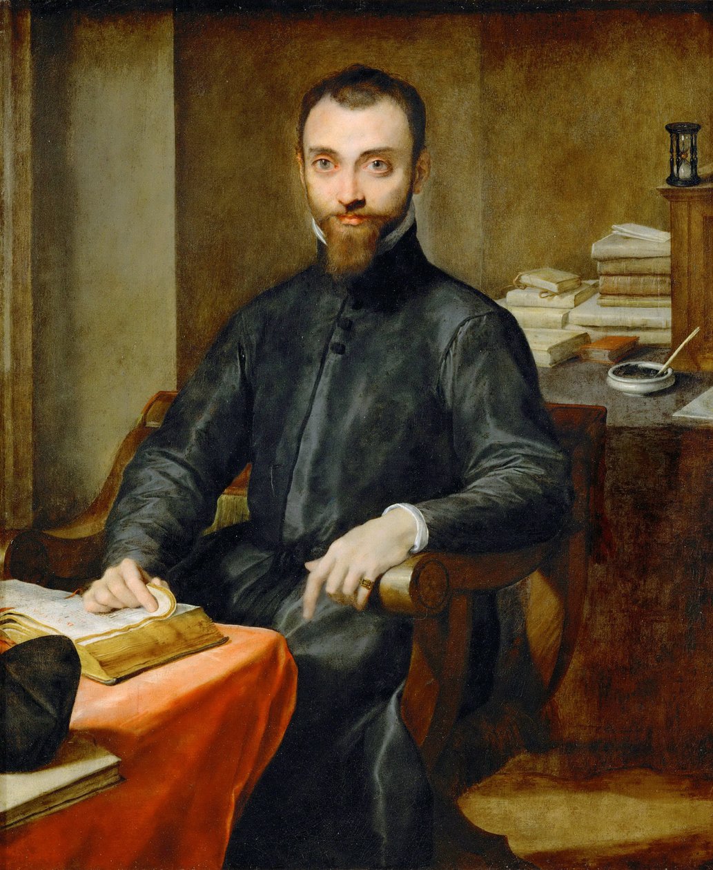 Monsignor Giuliano della Rovere (1559-1621) - Federigo Barocci (1528-1612). Öljy kankaalle, n. 1595. Mitat: 117x97,5 cm. Taidehistoriallinen museo, Vienne tekijältä Federico Fiori Barocci or Baroccio