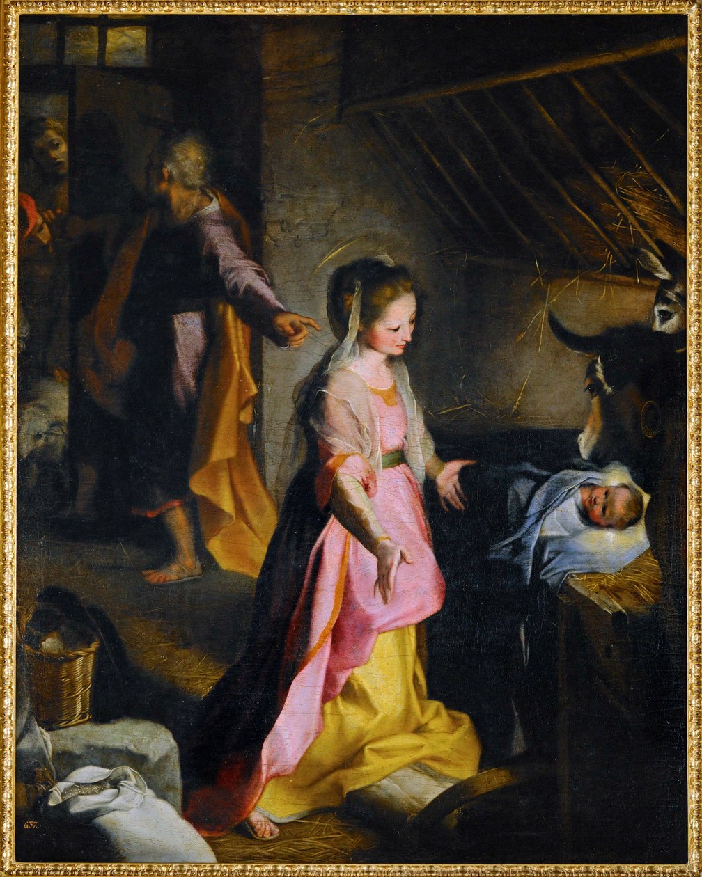 Nativity ... (maalaus kankaalle) tekijältä Federico Fiori Barocci or Baroccio