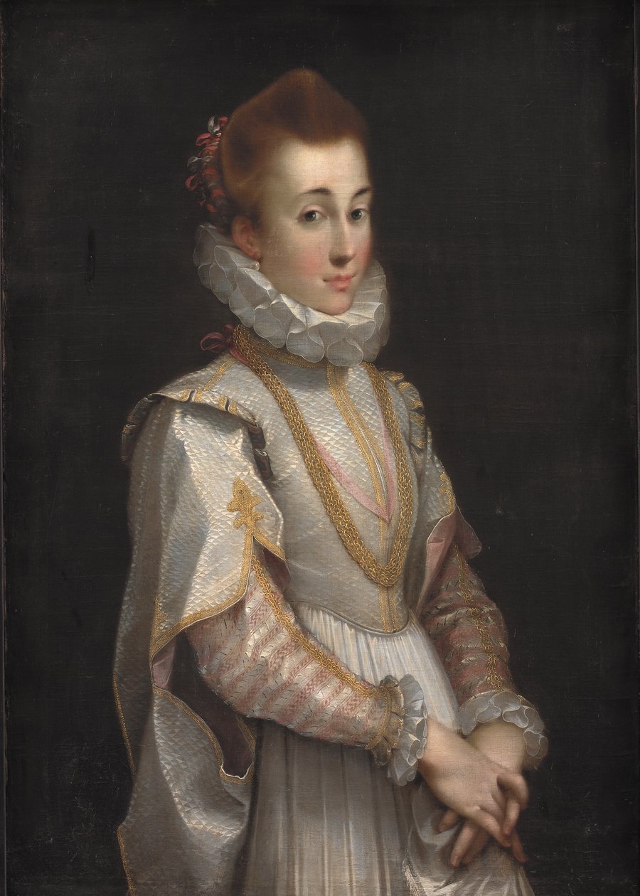 Nuoren naisen muotokuva, n. 1600 (öljy kankaalle) tekijältä Federico Fiori Barocci or Baroccio