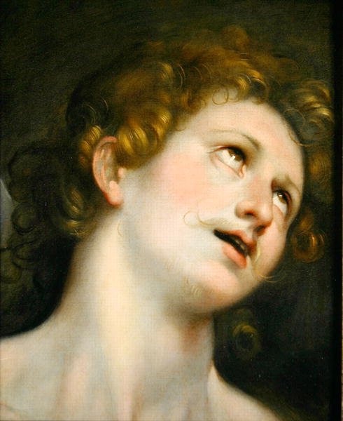 St. Sebastian (öljy paperille kankaalle) tekijältä Federico Fiori Barocci or Baroccio
