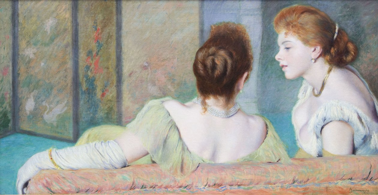 Ranskalainen:  Causerie
Italian: Sul divano tekijältä Federico Zandomeneghi