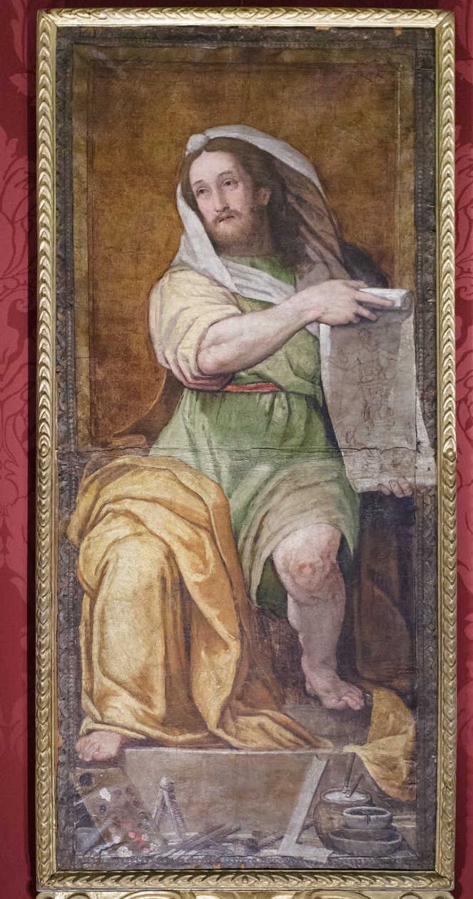Rafaelin muotokuva Jesajan roolissa, noin 1593 (öljy nahalle). tekijältä Federico Zuccari