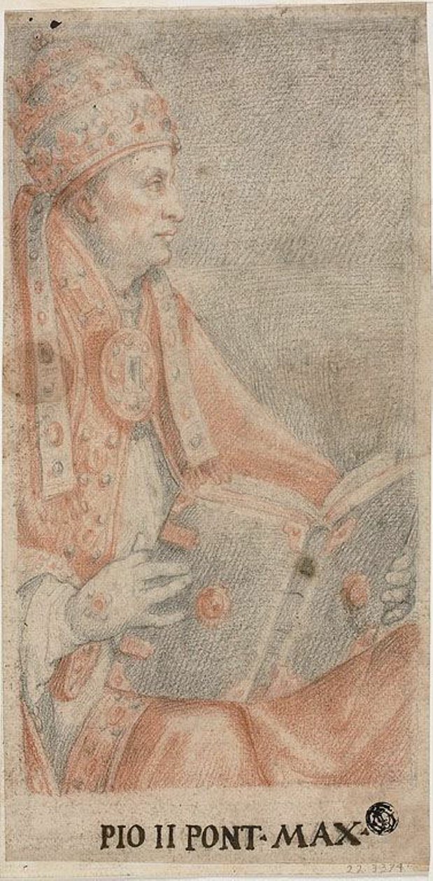 Paavi Pius II tekijältä Federico Zuccaro