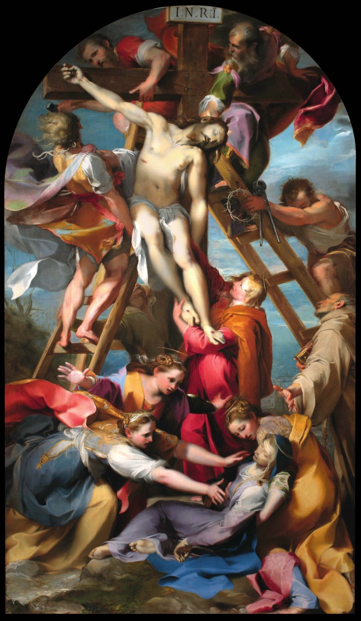 Laskeutuminen ristiltä, 1569. tekijältä Federigo Barocci
