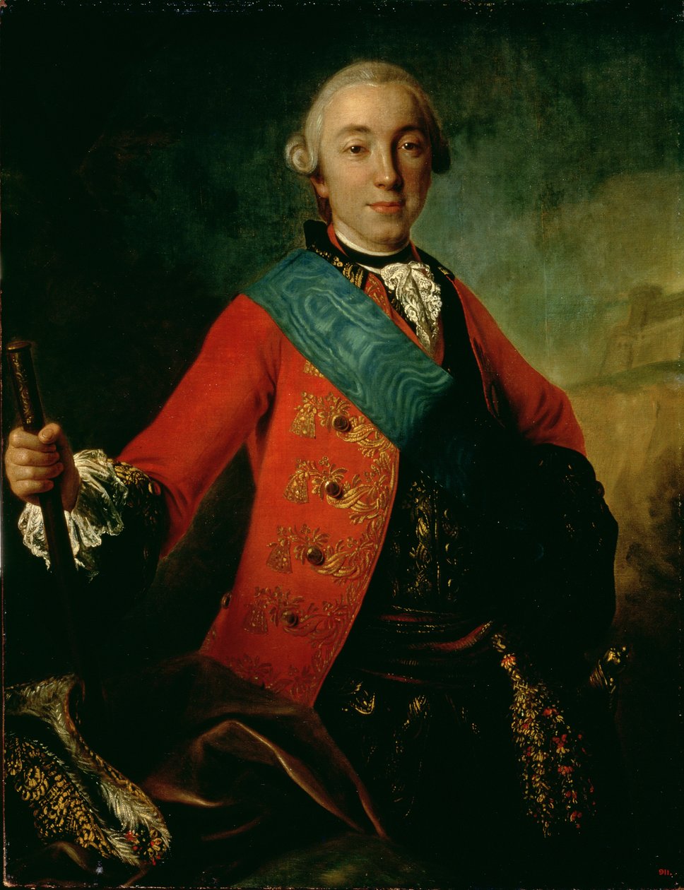 Petr Fedorovichin (1728-62) muotokuva 1758 tekijältä Fedor Stepanovich Rokotov