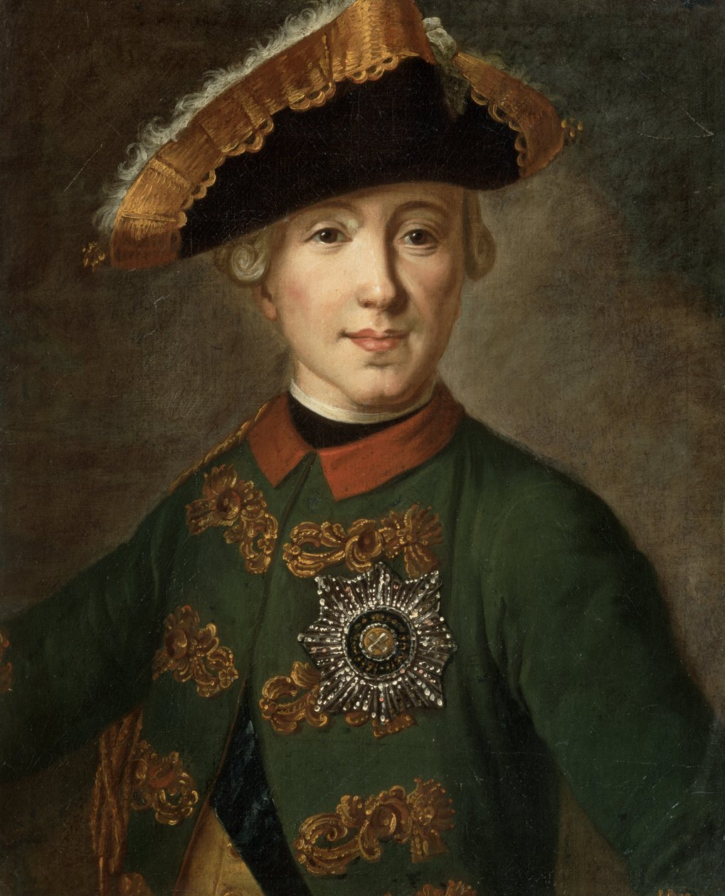 Tsaari Pietari III:n (1728-62) muotokuva tekijältä Fedor Stepanovich Rokotov