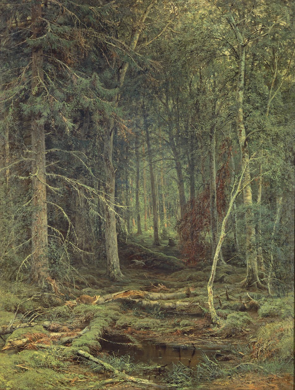 Suo metsässä, syksy, 1872 tekijältä Fedor Aleksandrovich Vasiliev