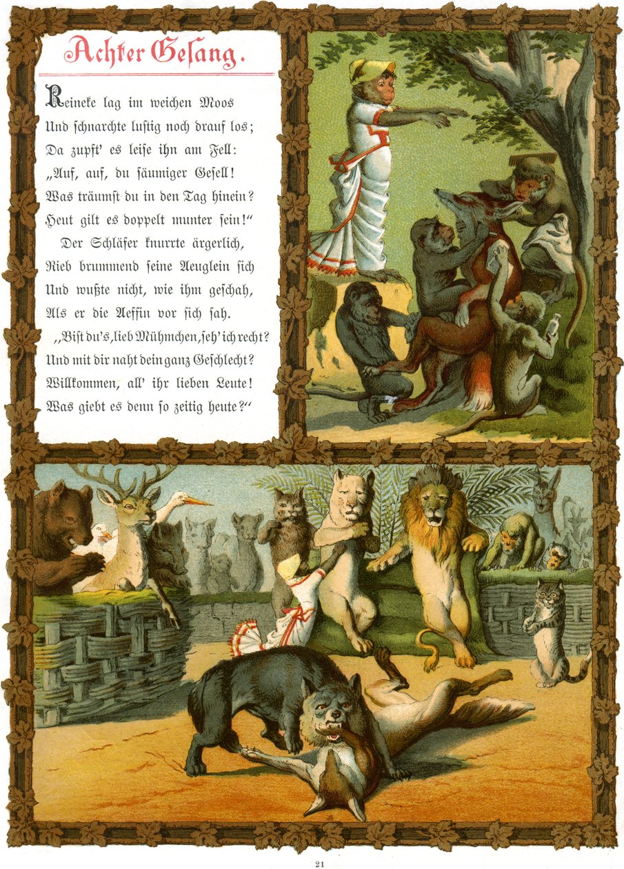 Reynard the Fox tai "Reineke Fuchs" tekijältä Fedor Alexis Flinzer