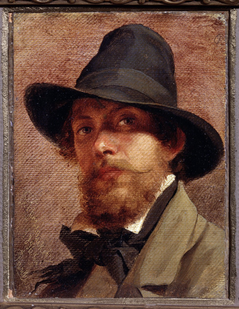 ""Omakuva"" Feodor Andrejevitš Bronnikovin (1827-1902) maalaus 1856 Valtion V. Tropinin-museo, Moskova tekijältä Fedor Andreevich Bronnikov