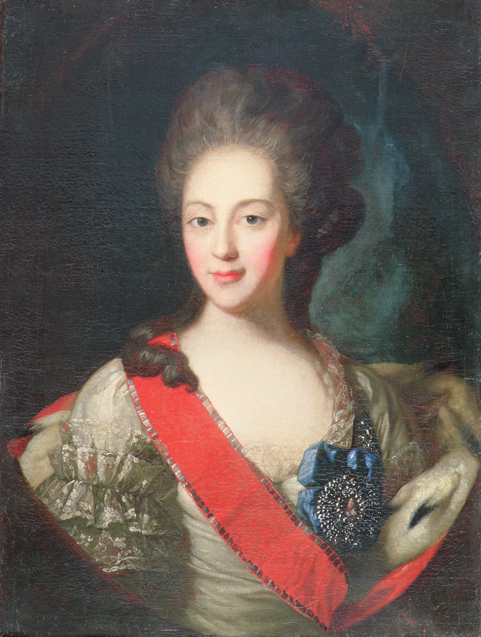 Muotokuva kreivitär Jekaterina Orlovasta (1758-81) tekijältä Fedor Stepanovich Rokotov