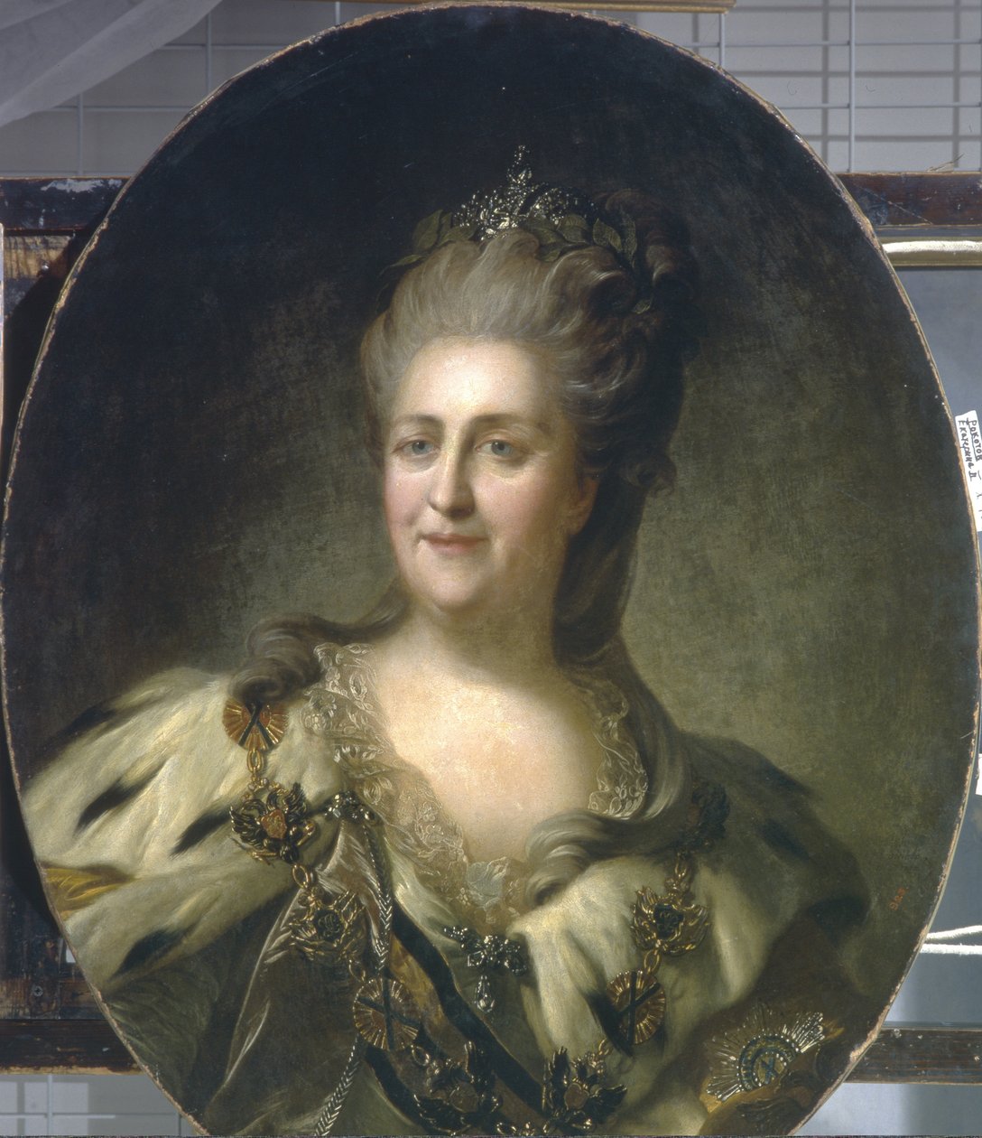 Keisarinna Katariina II:n muotokuva 1729-1796, 1779 tekijältä Fedor Stepanovich Rokotov