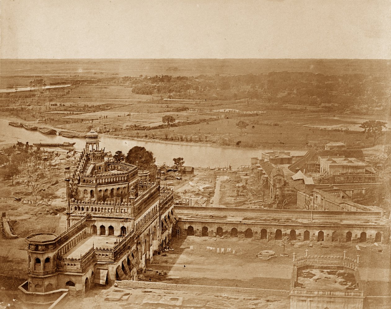 Panorama MachiBoranista, Lucknow tekijältä Felice Beato