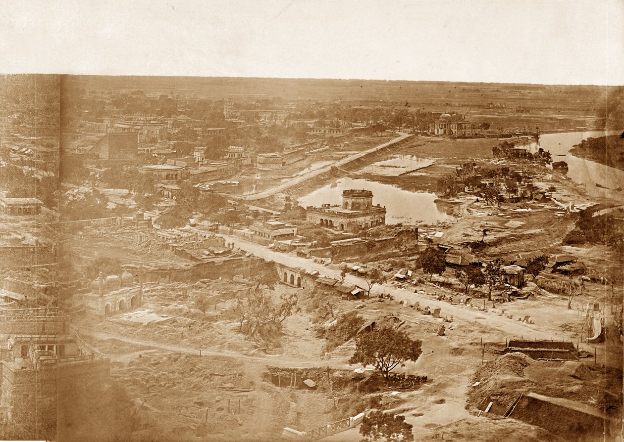 Panorama MachiBoranista, Lucknow tekijältä Felice Beato