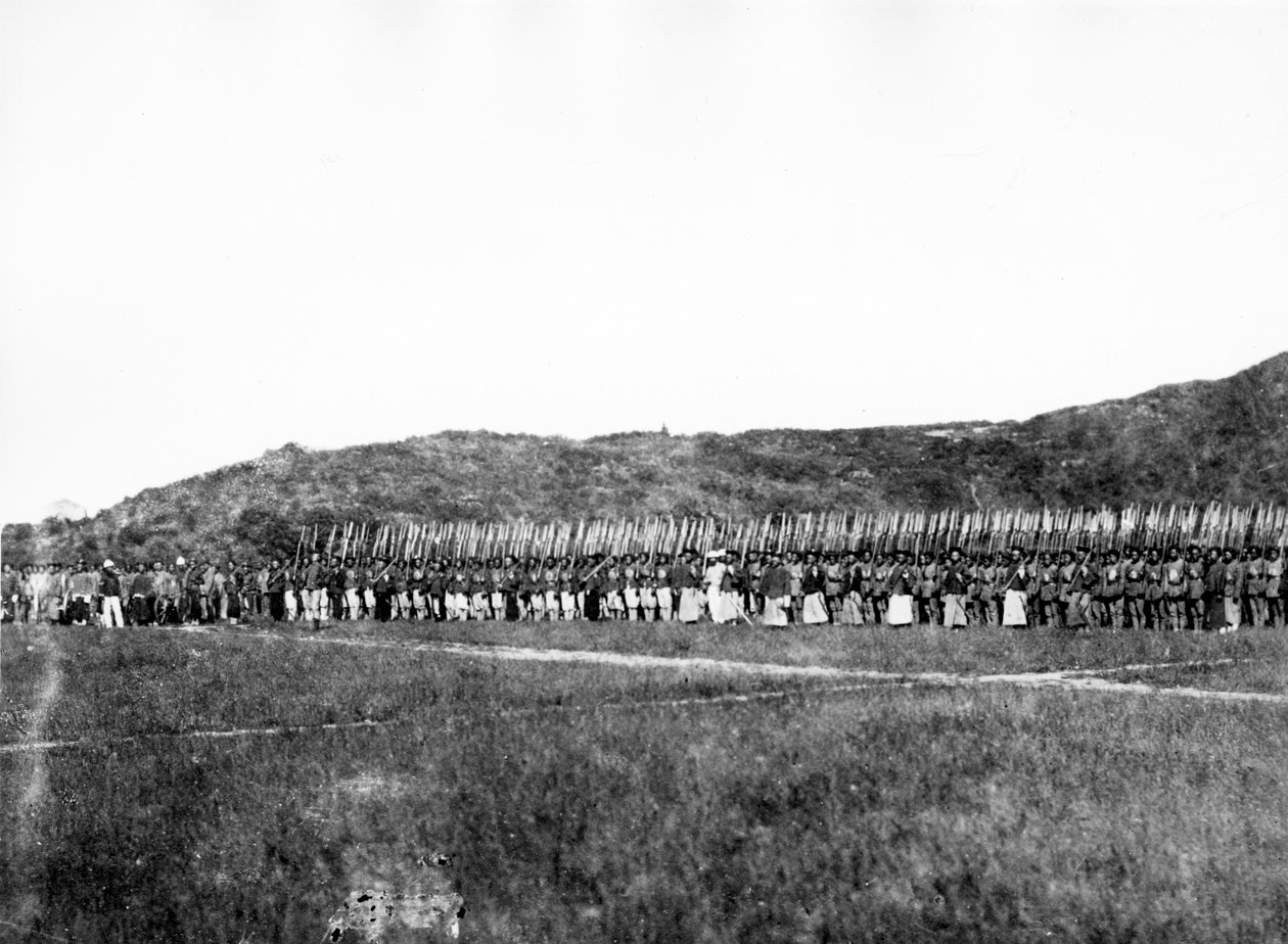 Ever Victorious Army, n.1863 tekijältä Felice Beato