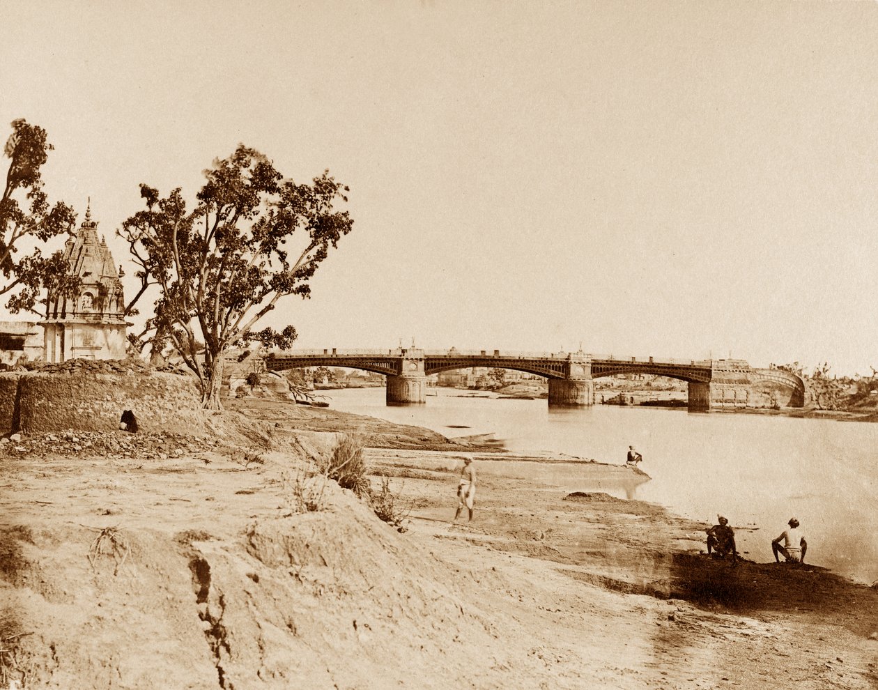 Rautasilta, Lucknow tekijältä Felice Beato