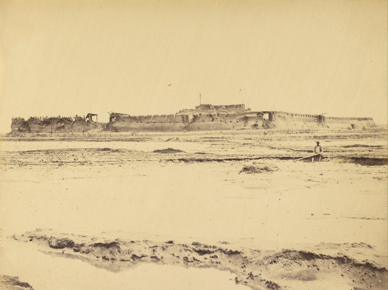 Pohjois -Peiko -joen ulkopuoli, englantilainen ja ranskalainen sisäänkäynti, 21. elokuuta 1860 tekijältä Felice Beato