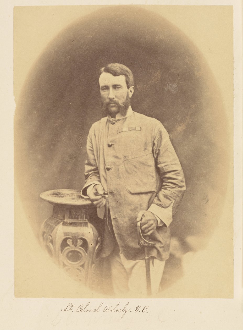 Everstiluutnantti Wolsely, V.C. tekijältä Felice Beato