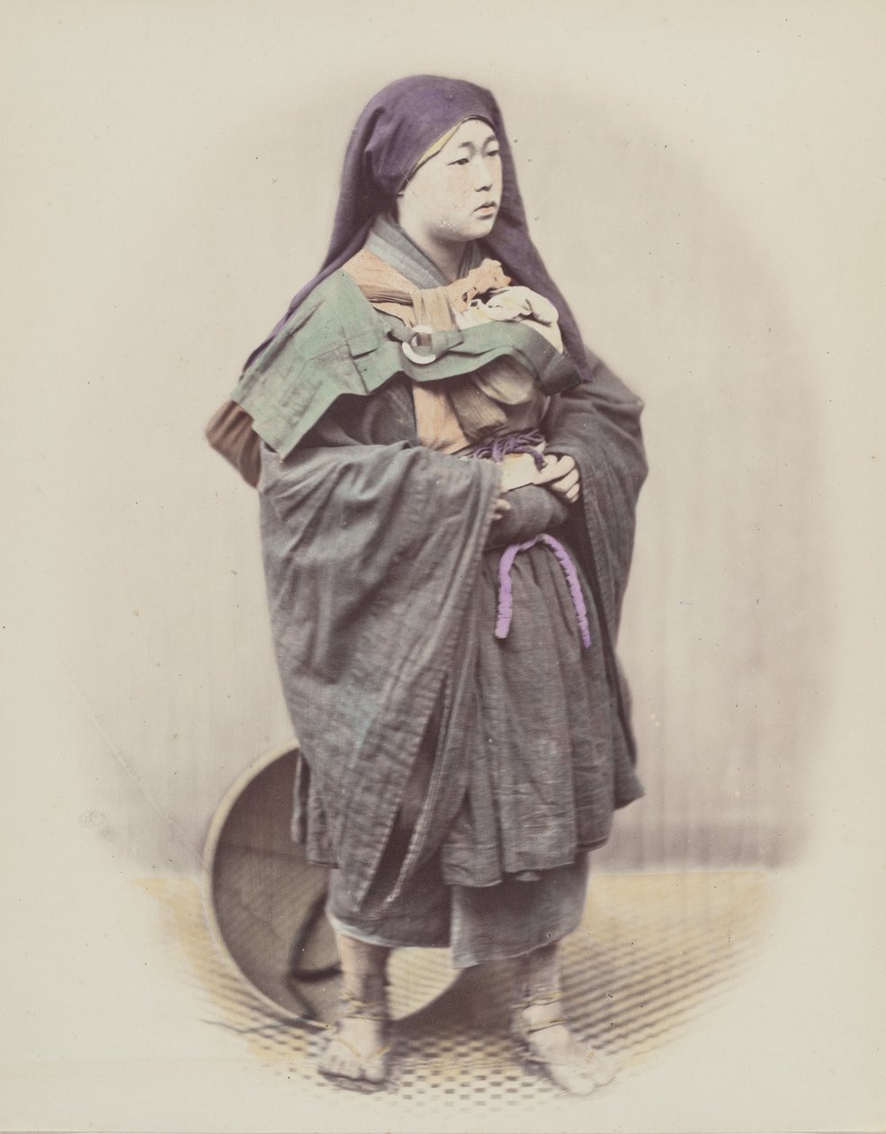 Rikkonut nunna, 1868. tekijältä Felice Beato