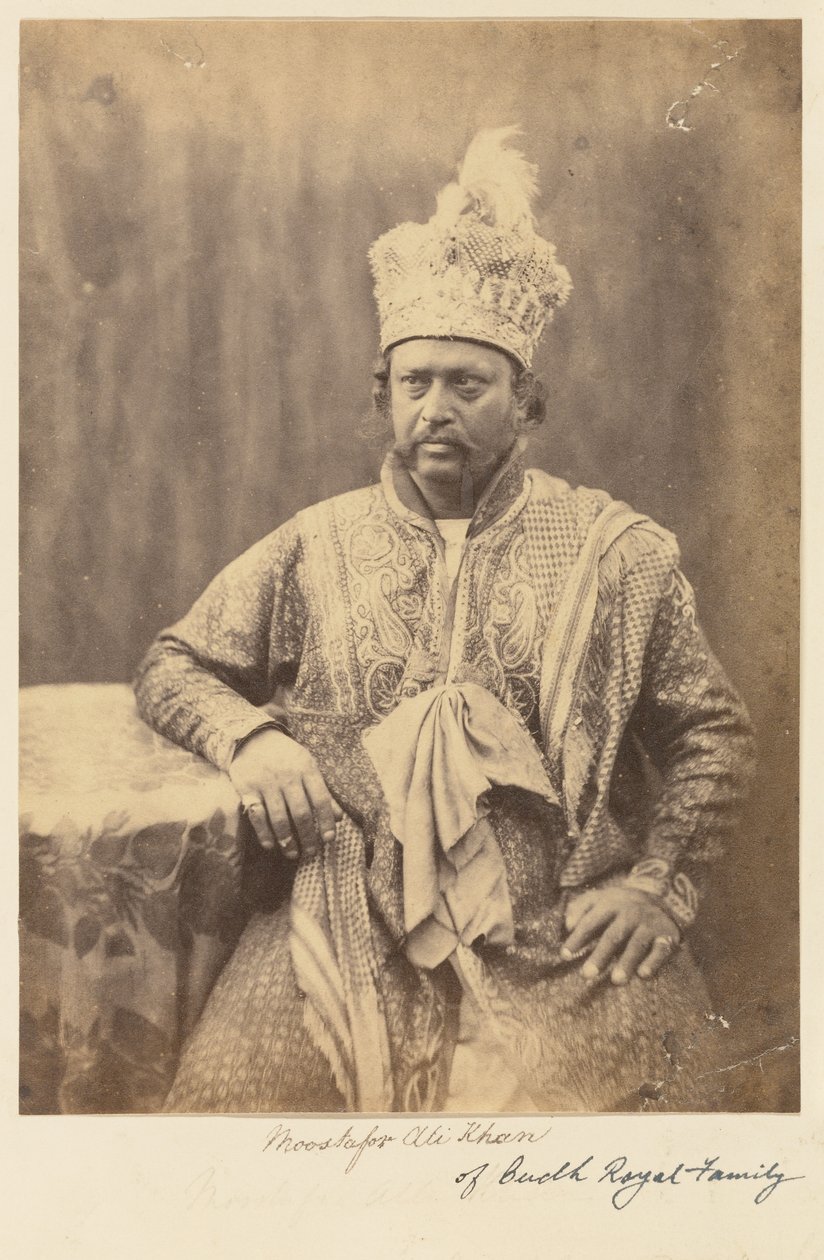 Moostafor Ali Khan Oudhin kuninkaallisesta perheestä tekijältä Felice Beato