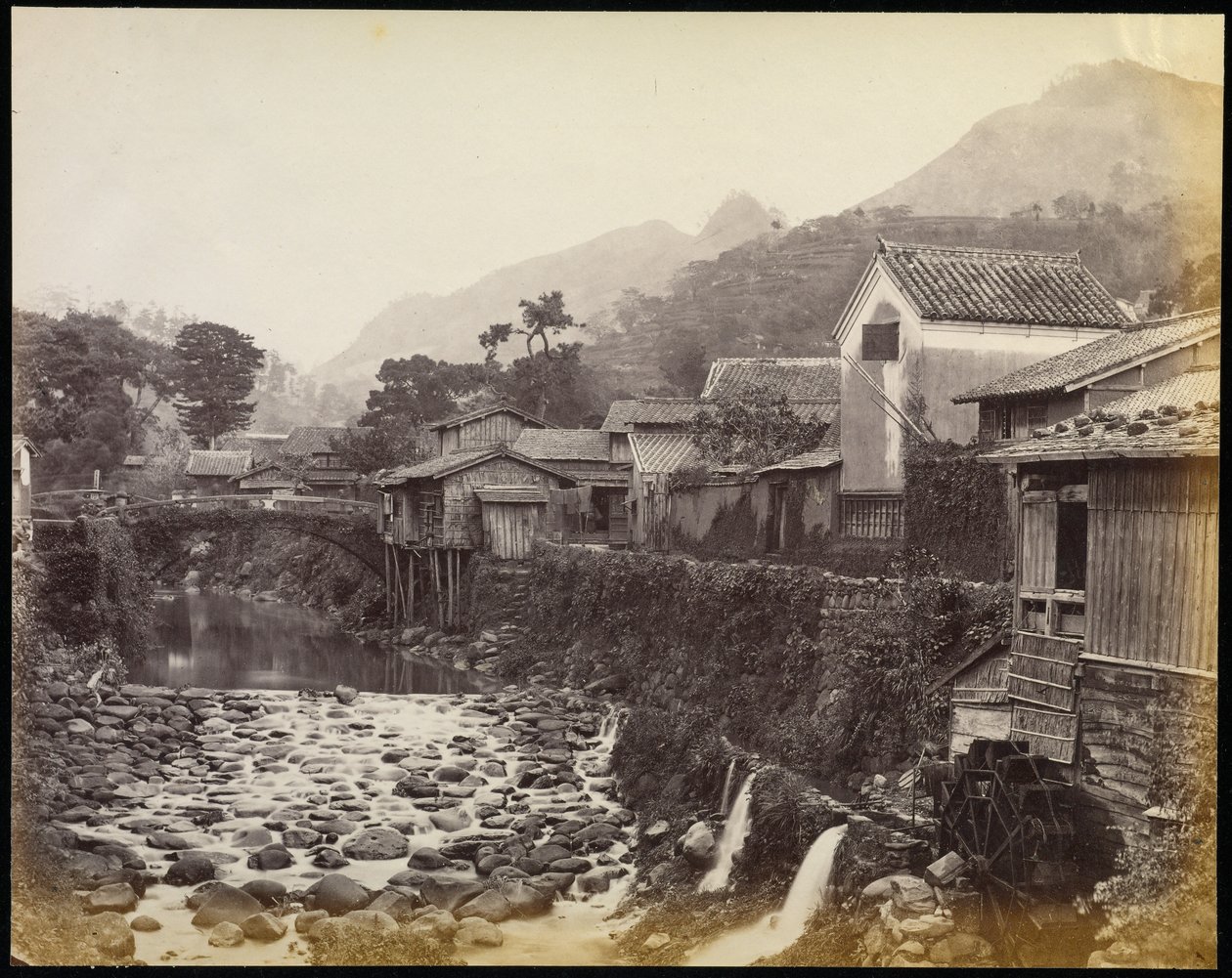 Nagasaki Creek Native Towns -nimisistä kaupungeista tekijältä Felice Beato
