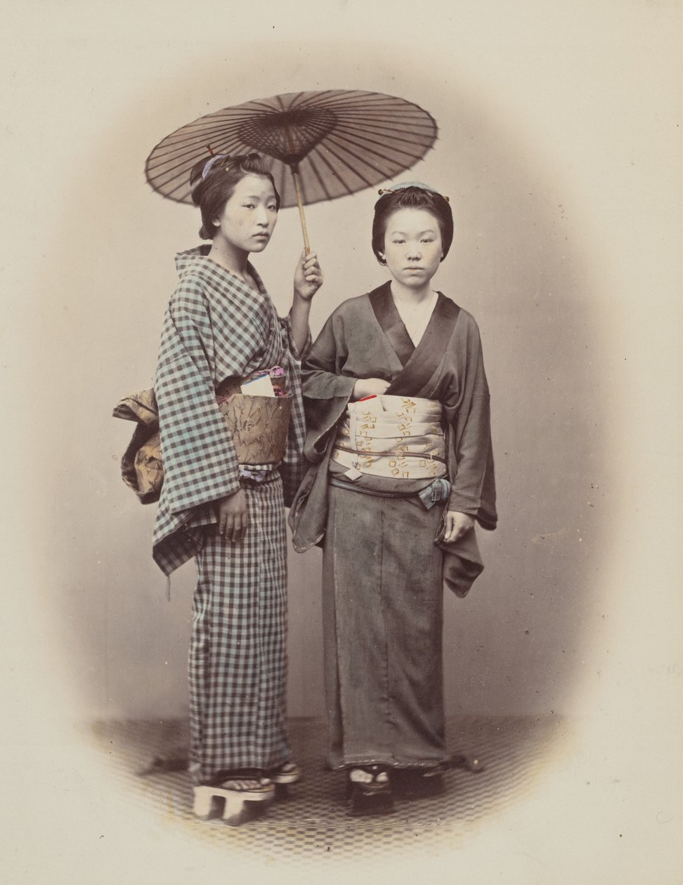 Ulkona kävelylle, 1868. tekijältä Felice Beato