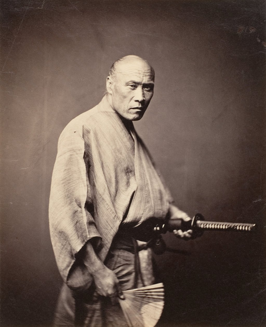Samurai, Yokohama, 1864-65. tekijältä Felice Beato