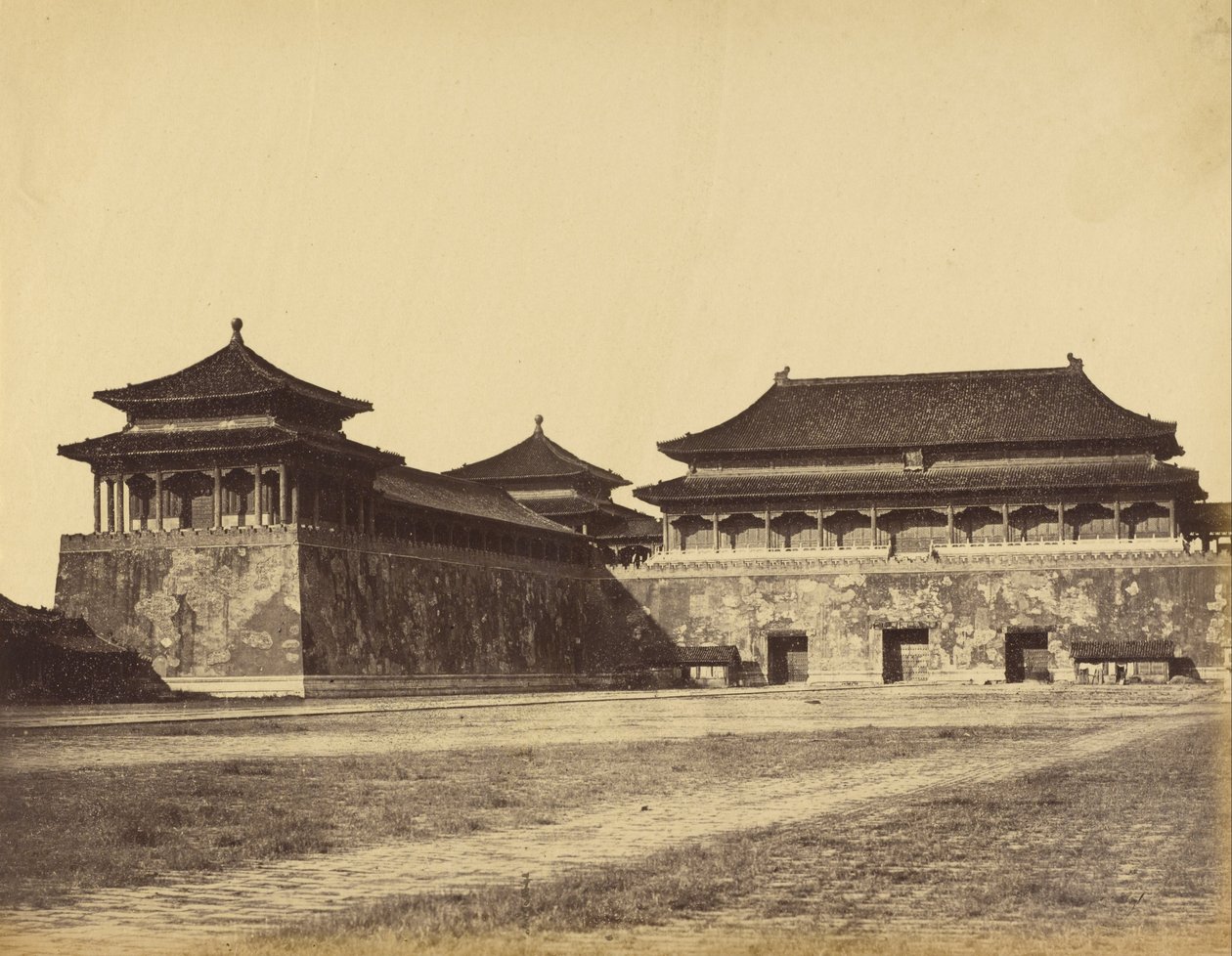 Suuri keisarillinen talvipalatsi, Peking, 29. lokakuuta 1860 tekijältä Felice Beato