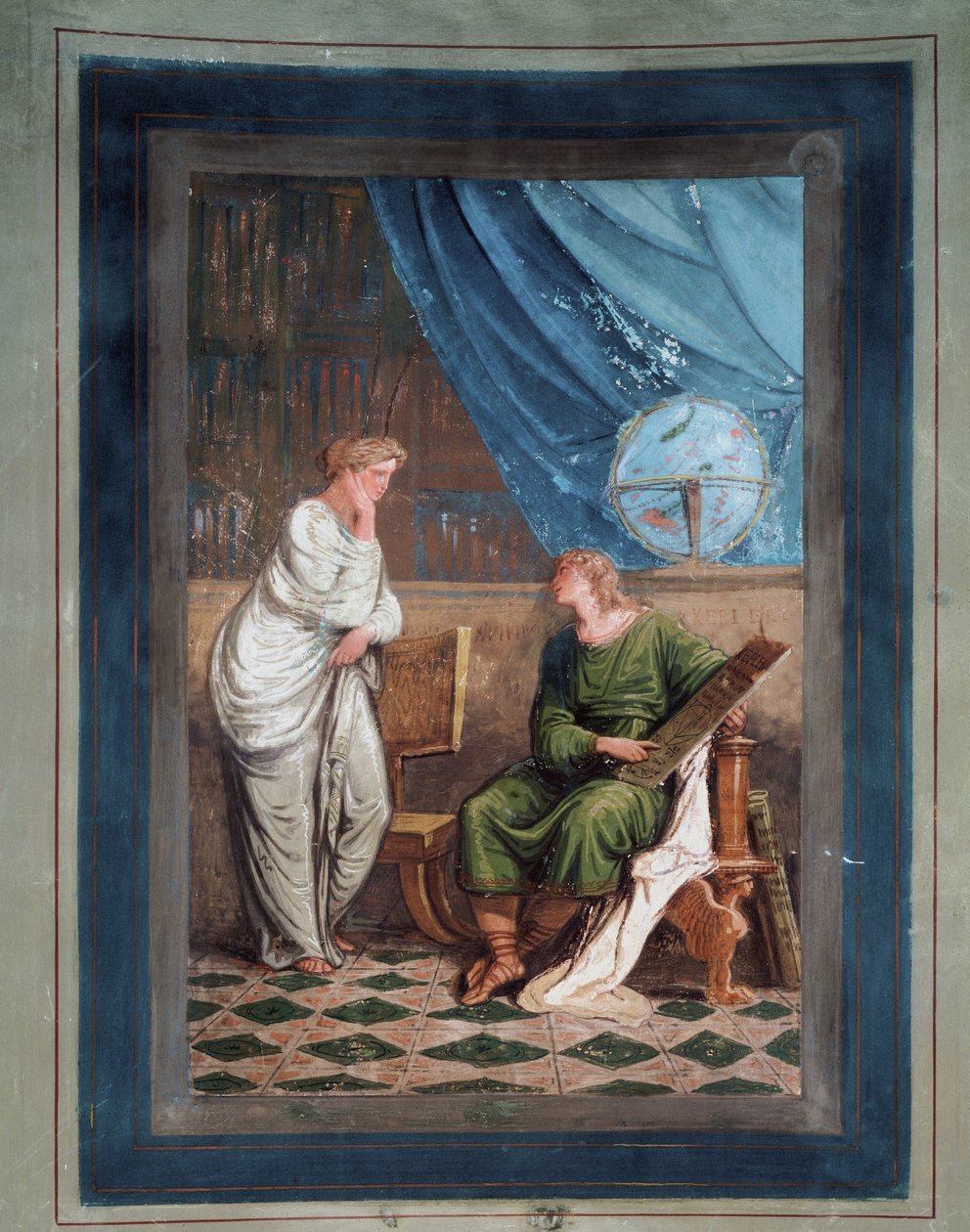 Saksalainen tähtitieteilijä Johannes Kepler (fresko tekijältä Felice Giani