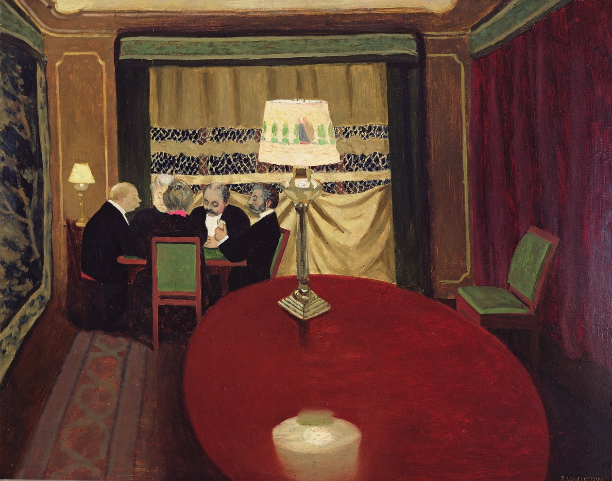 A Round of Poker, 1902 (katso 146953) tekijältä Felix Edouard Vallotton